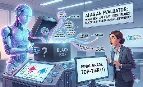 Umělá inteligence v roli hodnotitele: Jaké textové rysy predikují  úspěch v hodnocení výzkumu?